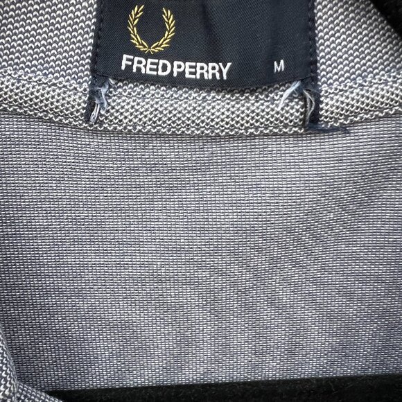 Fred Perry Polo Shirt Men M Blue Slim Fit Tennis Casual Very good condition - Picture 5 of 5